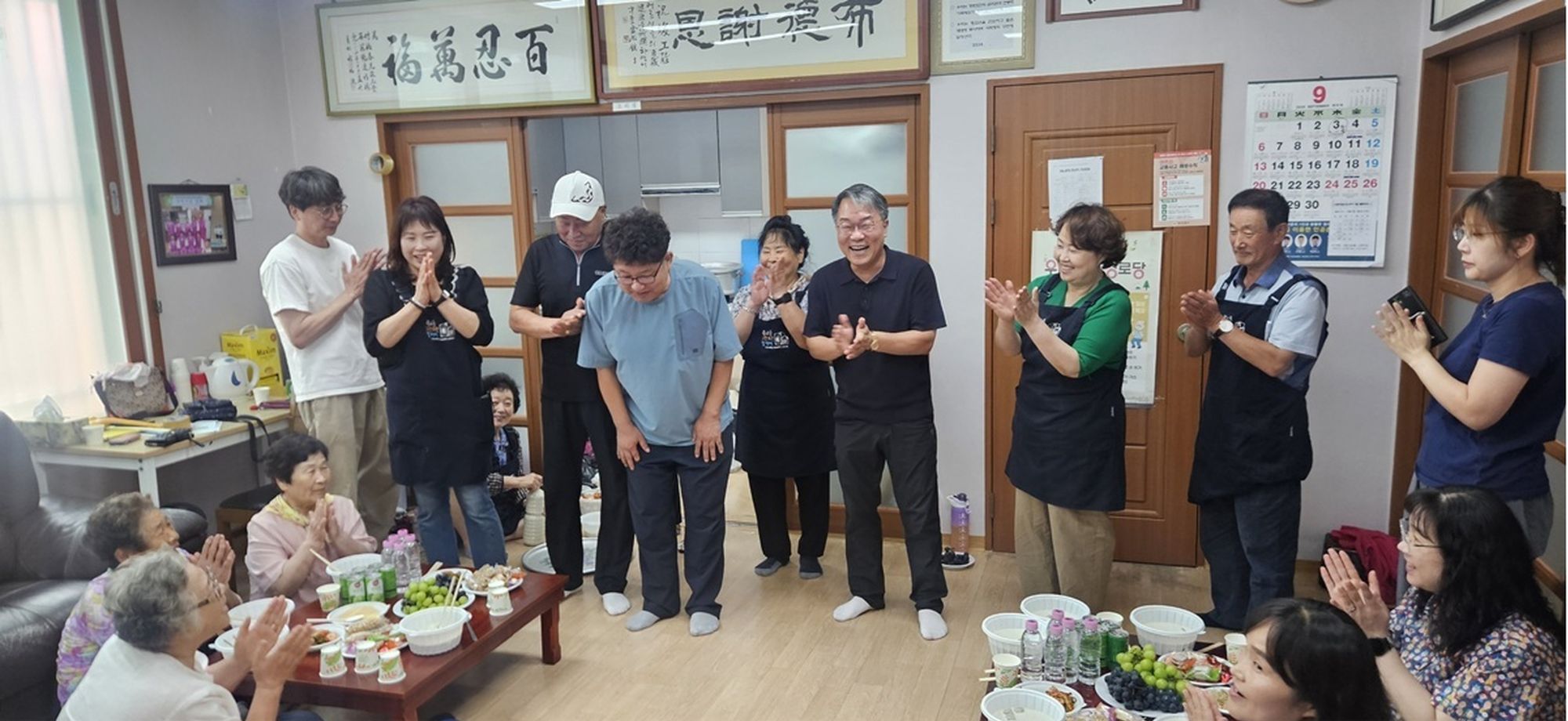 죽교동 도란도란협동조합, 추석맞이 어르신 건강관리·나눔 실천