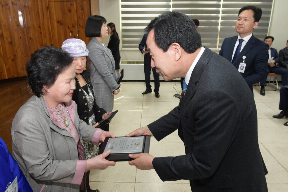 박홍률 목포시장 시상.