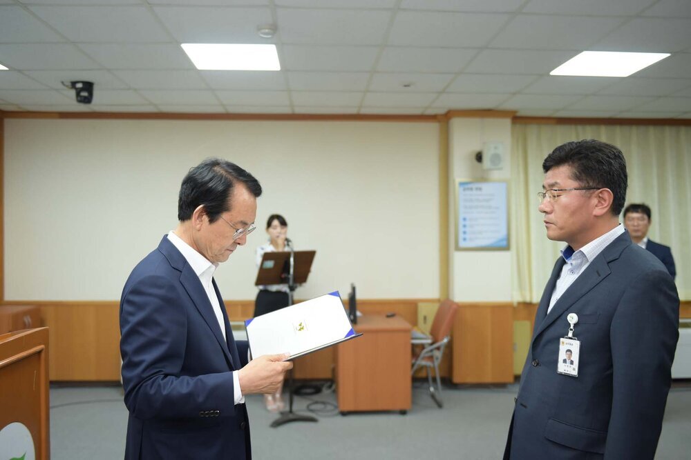 2018년도 하반기 5급 정기인사 임용장교부(07.11.상황실)