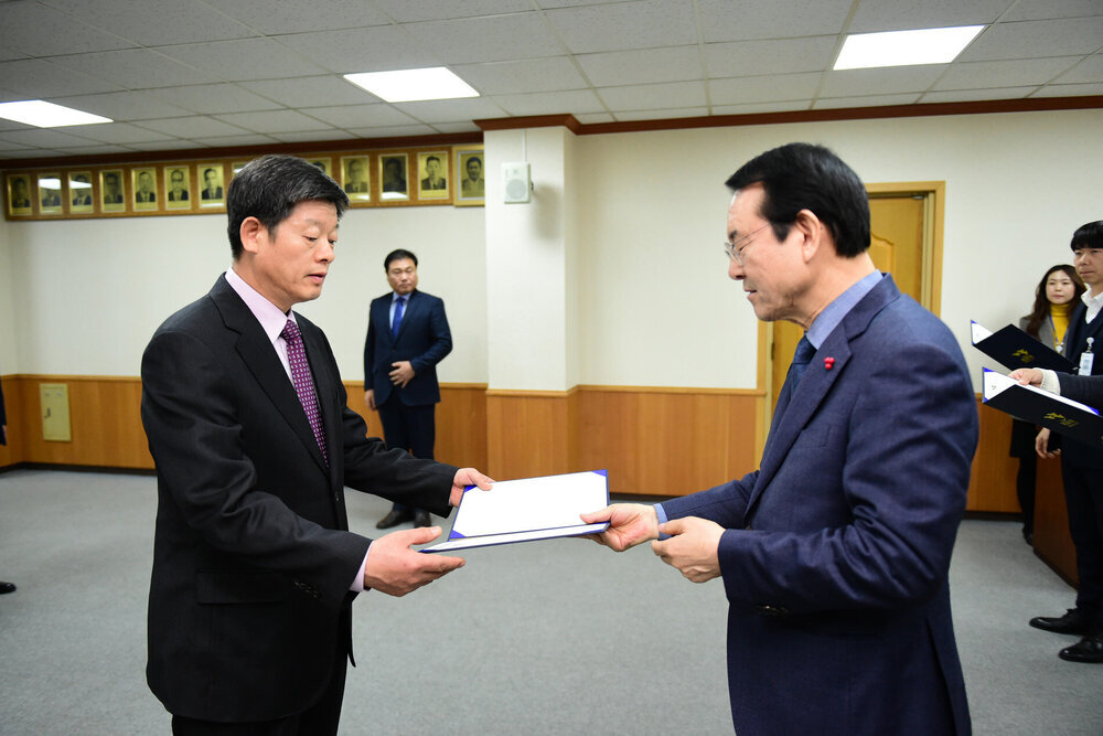 2019년도 상반기 5급이상 임용장교부